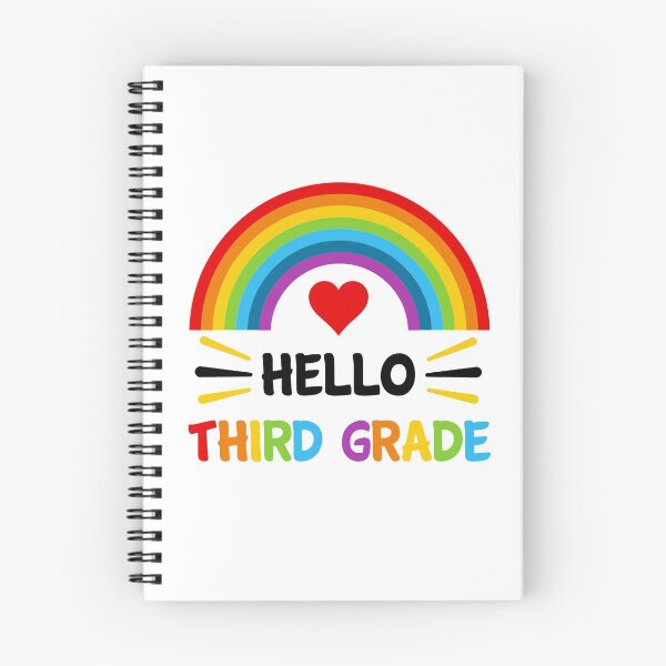 Item preview, Hello Third Grade Student Teacher Back To School Rainbow  designed and sold by StudioTina.