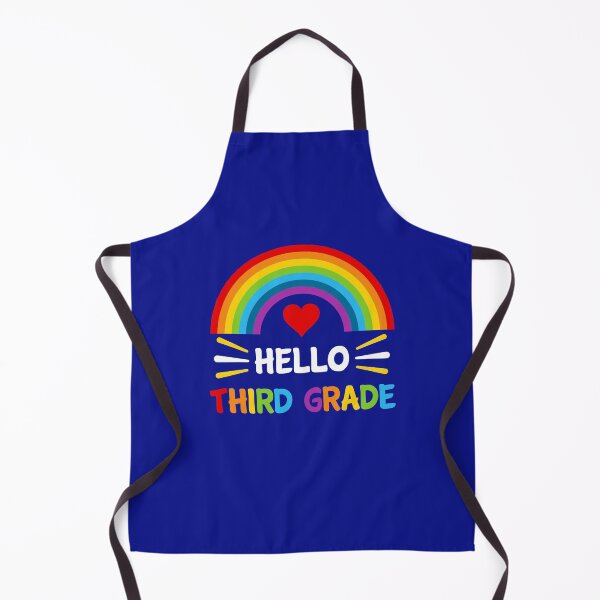 Item preview, Hello Third Grade Student Teacher Back To School Rainbow  designed and sold by StudioTina.