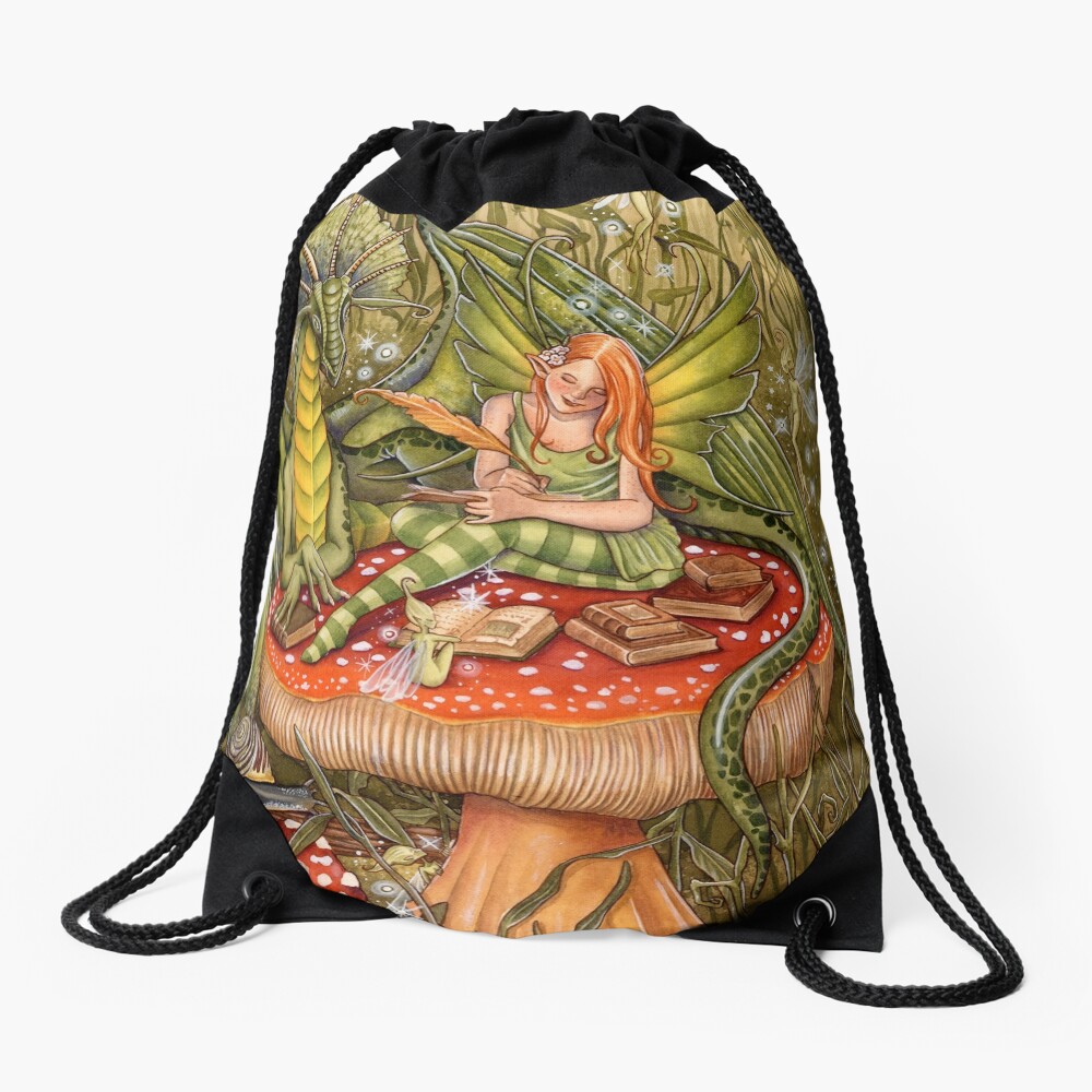 Vista previa del artículo con la obra «Mochila saco», diseñado y vendido por martasarmiento.