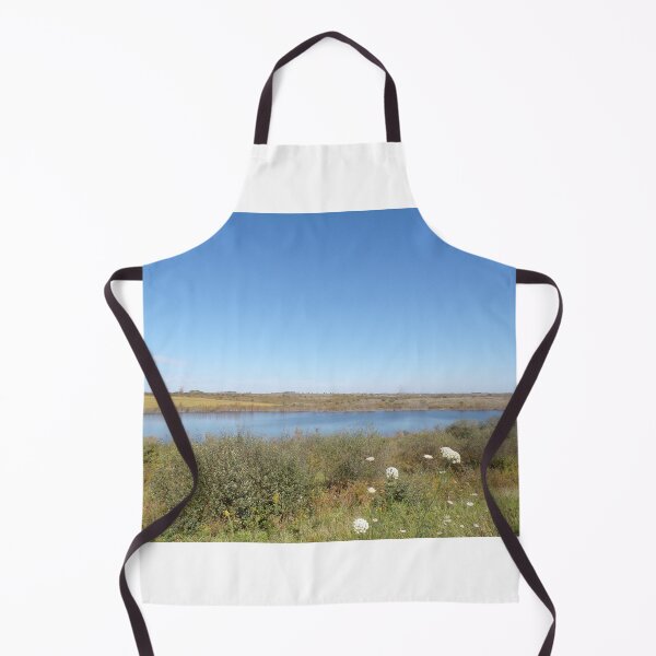 Item preview, Peaceful lake out in the farm lands of Cumberland, Ohio in the fall designed and sold by AlicesArtistry.