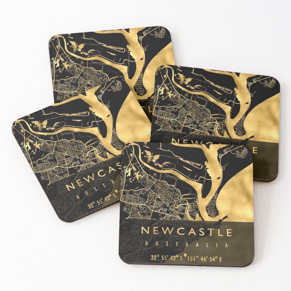 Item preview, NEWCASTLE MAP AUSTRALIA designed and sold by hatimelhag.