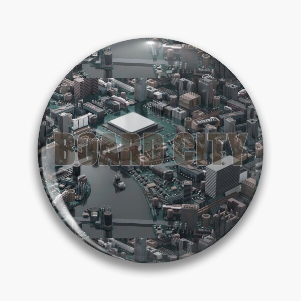 Item preview, BOARD CITY - City From the Motherboard designed and sold by Phantasmal-2-do.