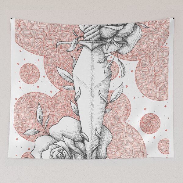 Item preview, Dagger and roses designed and sold by Hendy-Inc.