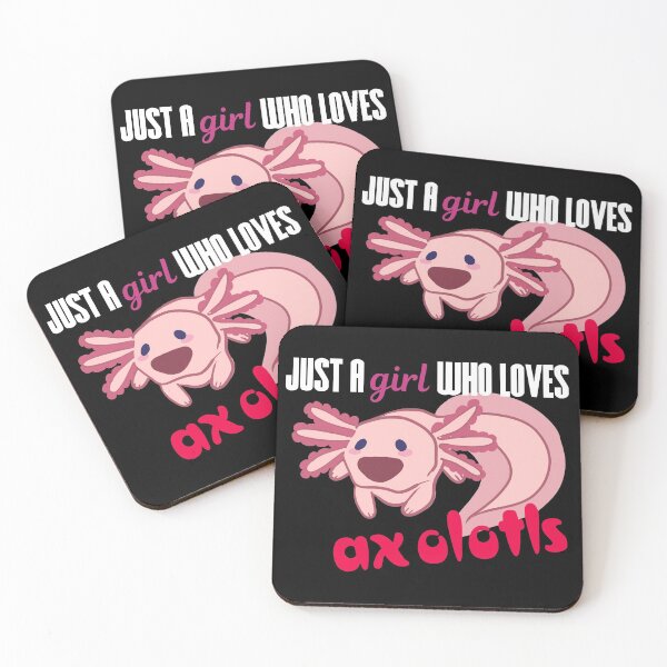 Item preview, Just a girl who loves axolotls! designed and sold by leopardgecko7.