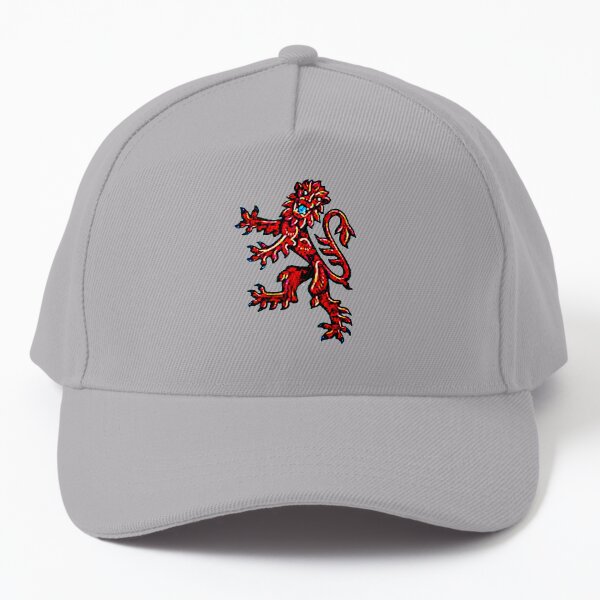 Hengteng Design Hat Scotland Scottish Royal Lion Coat of Arms King of Scots  Adult Funny Baseball Hat - Red - C618YLIAQXR