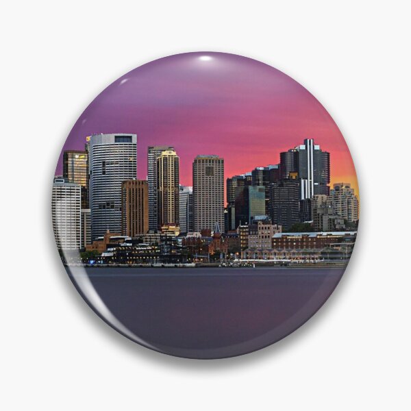Item preview, Sydney Skyline Downtown Waterfront Sunset designed and sold by Piper-Deals.