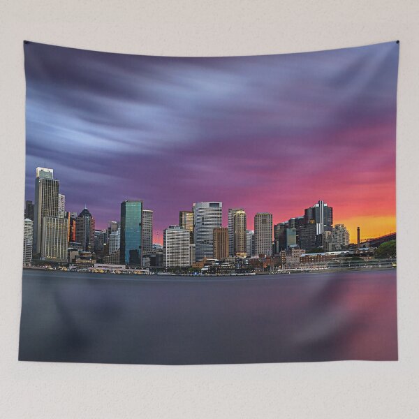 Item preview, Sydney Skyline Downtown Waterfront Sunset designed and sold by Piper-Deals.