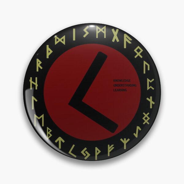 Item preview, Red Kenaz Futhark Rune Symbol designed and sold by Depic Spirit.