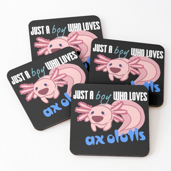 Item preview, Just a boy who loves axolotls! designed and sold by leopardgecko7.