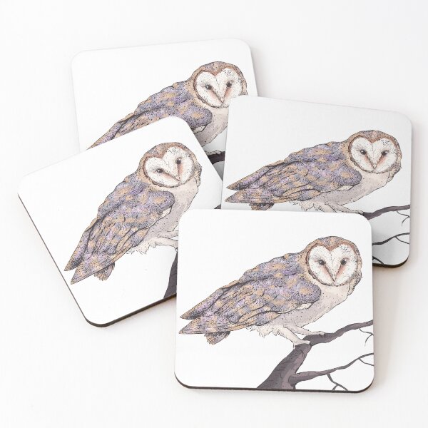 Item preview, Speckled Barn Owl designed and sold by Shymoon-Art.