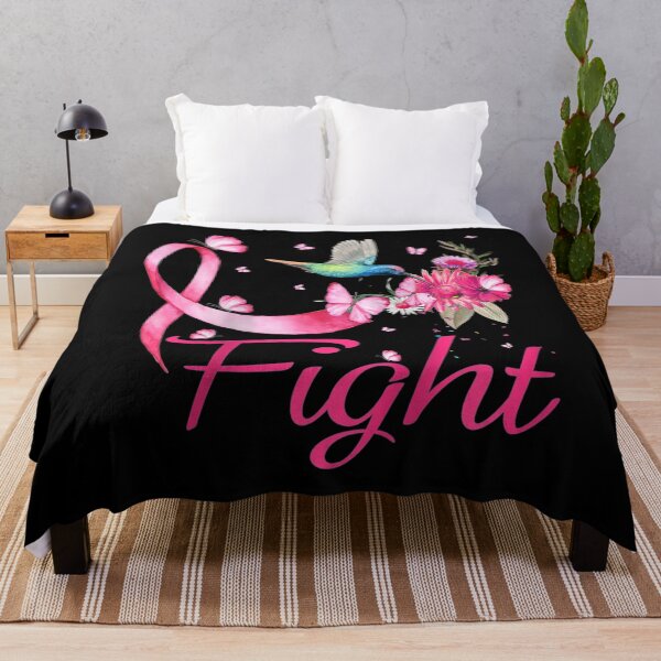 Item preview, Fight Hummingbird Breast Cancer Awareness Raglan Baseball Tee designed and sold by FelixRiojas.