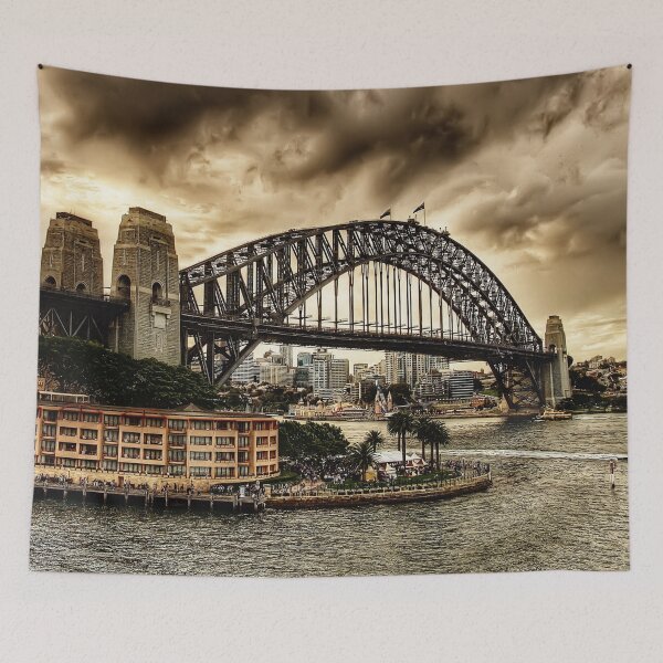 Item preview, Sydney Harbour Bridge Australia AU Sunset designed and sold by Piper-Deals.