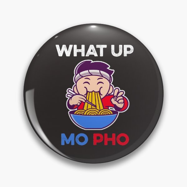 Item preview, What Up Mo Pho Vietnamese Noodles Broth Funny Kawaii Anime designed and sold by gkao.