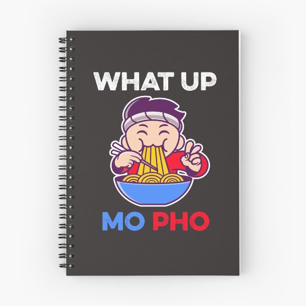 Item preview, What Up Mo Pho Vietnamese Noodles Broth Funny Kawaii Anime designed and sold by gkao.