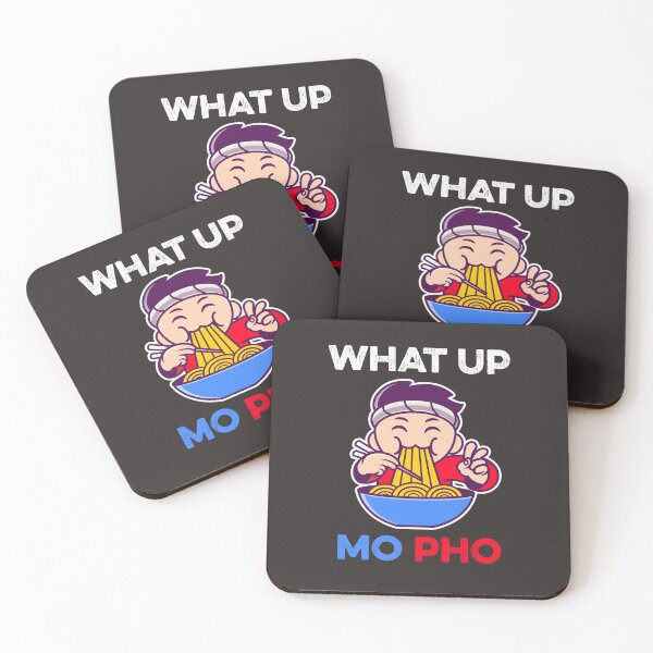 Item preview, What Up Mo Pho Vietnamese Noodles Broth Funny Kawaii Anime designed and sold by gkao.