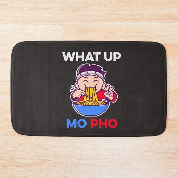 Item preview, What Up Mo Pho Vietnamese Noodles Broth Funny Kawaii Anime designed and sold by gkao.