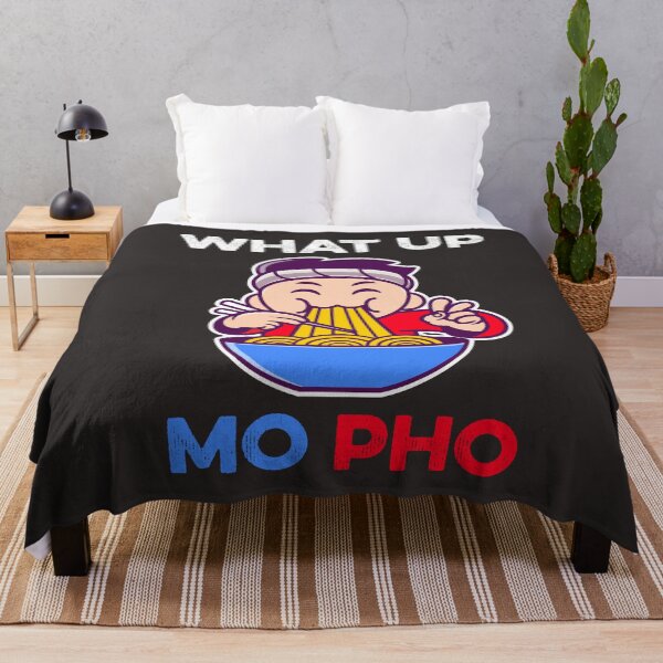 Item preview, What Up Mo Pho Vietnamese Noodles Broth Funny Kawaii Anime designed and sold by gkao.