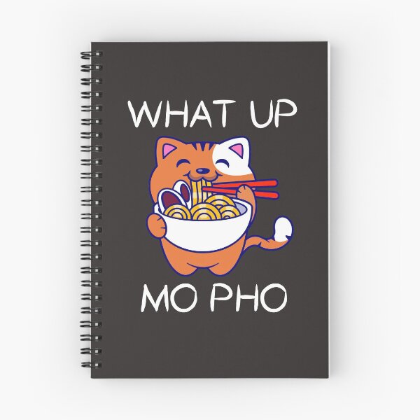 Item preview, What Up Mo Pho Vietnamese Noodles Broth Funny Cat Kawaii designed and sold by gkao.