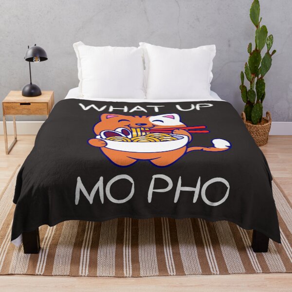 Item preview, What Up Mo Pho Vietnamese Noodles Broth Funny Cat Kawaii designed and sold by gkao.