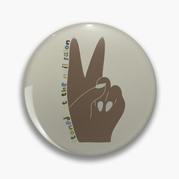 Item preview, Stoned at the nail salon peace sign designed and sold by taylor-lang.