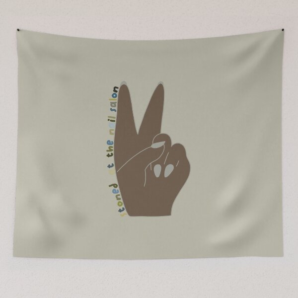 Item preview, Stoned at the nail salon peace sign designed and sold by taylor-lang.