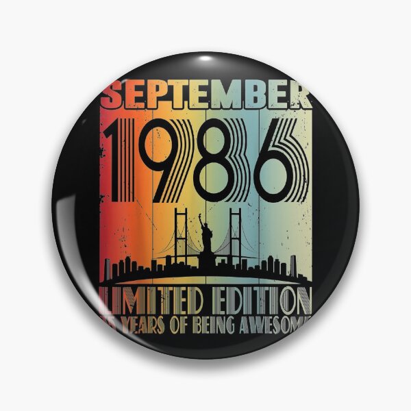 Item preview, 35 Year Old September 1986 Limited Edition 35th Birthday  designed and sold by GerdaShop.