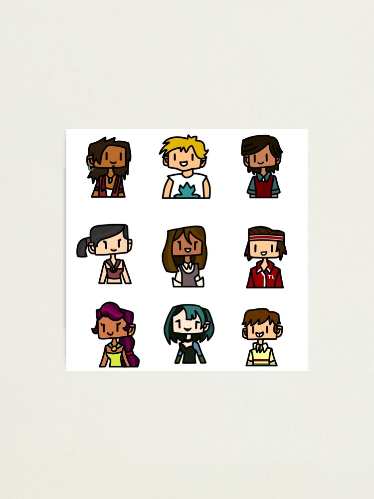 Total Drama Island Characters | Photographic Print