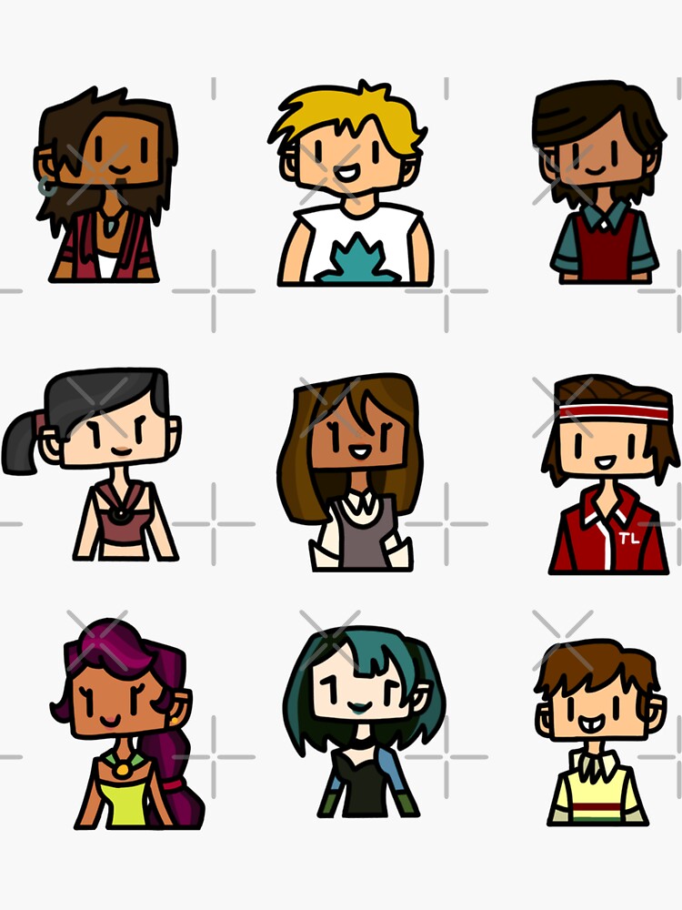 total drama - Total Drama Noah Tyler Alejandro Heathe - Sticker