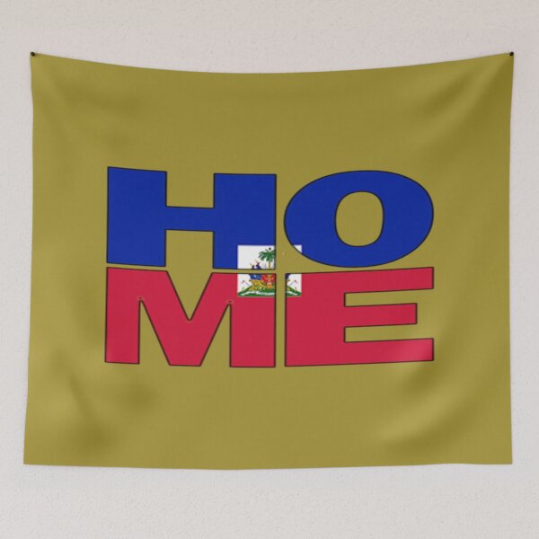 Item preview, Haiti Flag Collection Spelling HOME - Haitian - Soca Mode designed and sold by Soca-Mode.