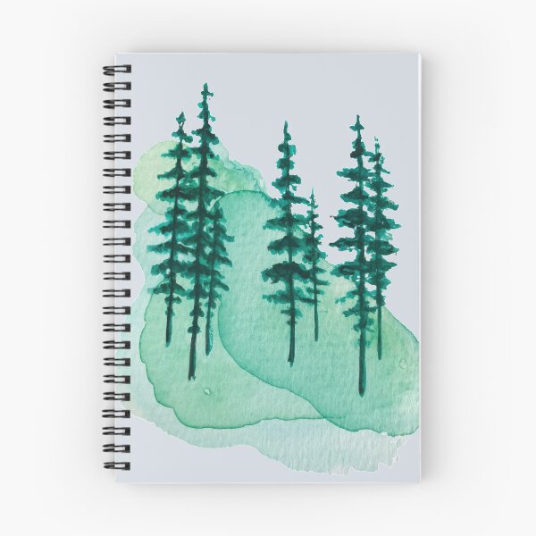 Item preview, evergreen watercolor designed and sold by Chloehoofman.