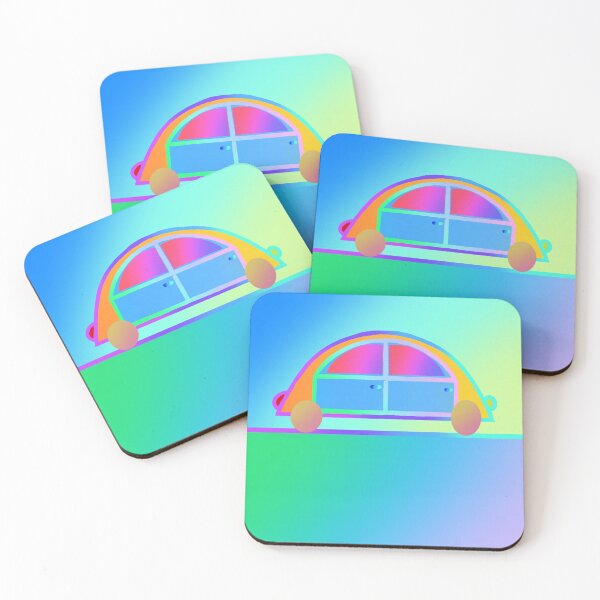 Artikelvorschau, Regenbogenauto entworfen und verkauft von CPArtStudios.