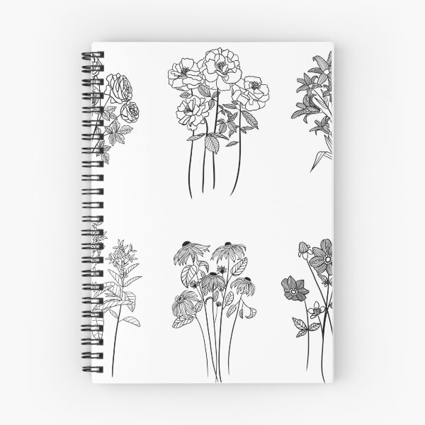 Item preview, Various Variety Line Art Wildflower Sticker Pack designed and sold by nchien.
