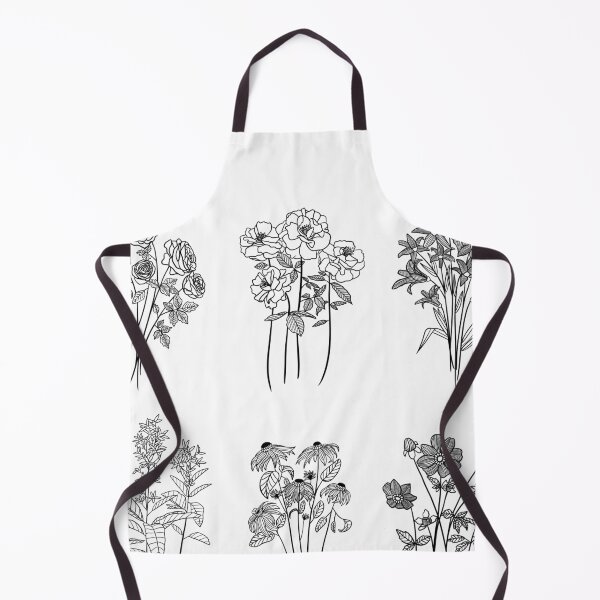 Item preview, Various Variety Line Art Wildflower Sticker Pack designed and sold by nchien.