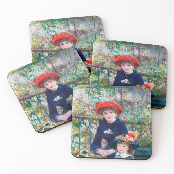 Item preview, Two Sisters (On the Terrace) (1881) by Pierre-Auguste Renoir designed and sold by LenaShines.