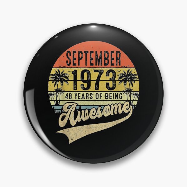 Item preview, 48th Birthday 48 Year Old Awesome Since September 1973  designed and sold by GarrickShop.