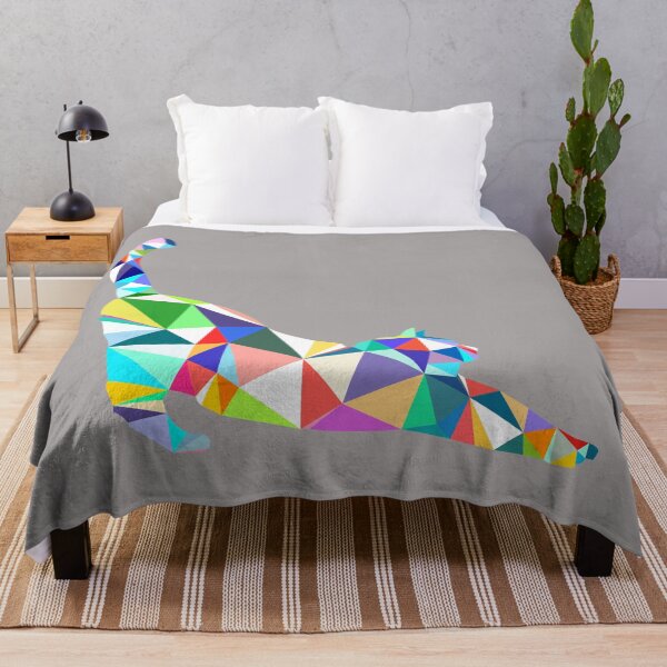 Item preview, Colourfull Geometric Cat designed and sold by DAFIN.