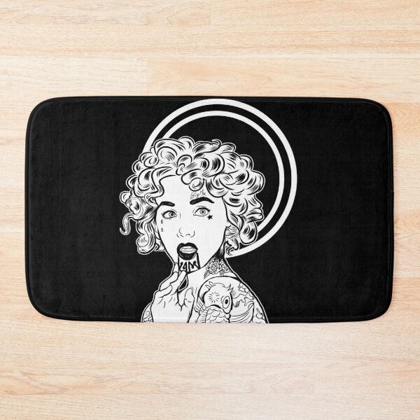 Item preview, Curly Hair and Tattoo Pin up  designed and sold by SilentlyRob668.
