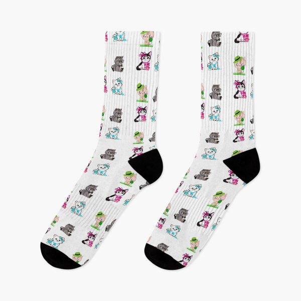Item preview, The Cuties Cat Sticker Pack designed and sold by Yazztees.