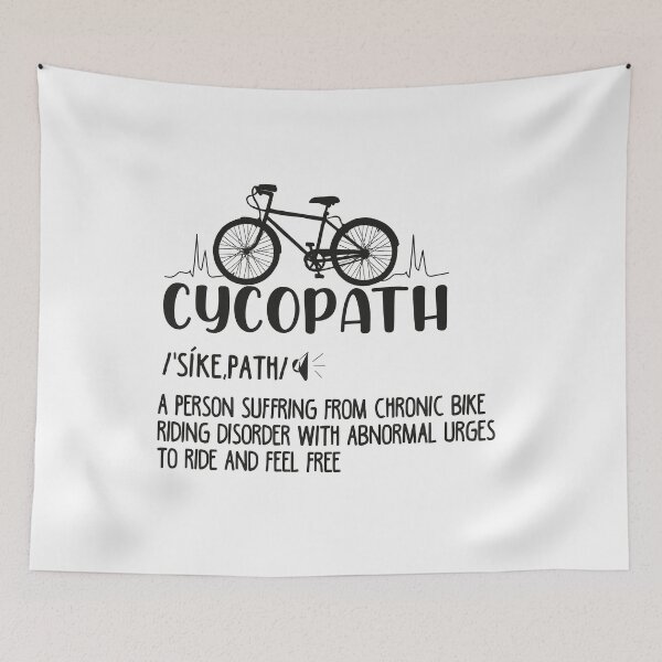 Item preview, Cyclopath Funny Bicycle Cyclist Humor- Funny Cycopath Definition-Funny Tee Chrismas Gift For Any Biker or Cyclist or Bicycle lover designed and sold by Rassitni.
