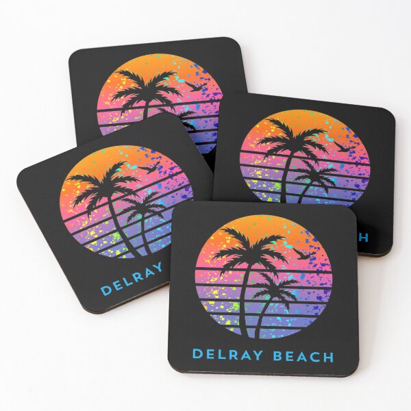 Item preview, Delray Beach Palm Tree Sunset Family Vacation Souvenir Long Sleeve  designed and sold by GodivaShop.