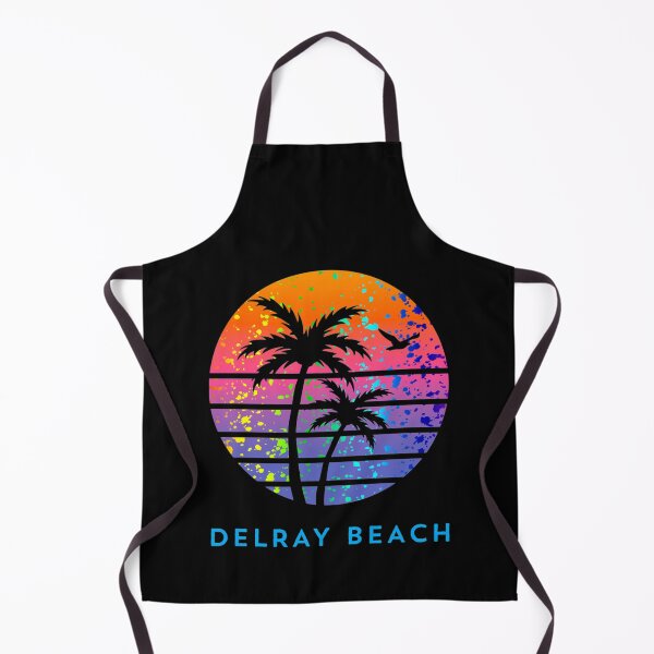 Item preview, Delray Beach Palm Tree Sunset Family Vacation Souvenir Long Sleeve designed and sold by GodivaShop.