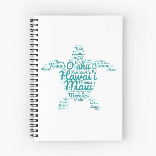 Item preview, Hawaiian Islands Sea Turtle Word Art designed and sold by peachycrossing.