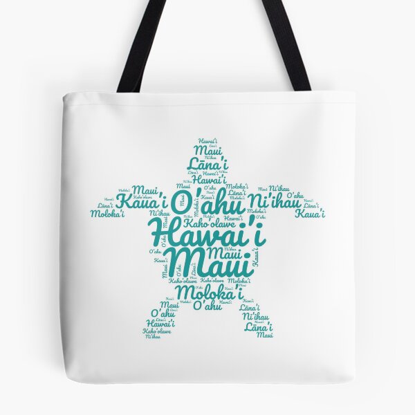 Item preview, Hawaiian Islands Sea Turtle Word Art designed and sold by peachycrossing.