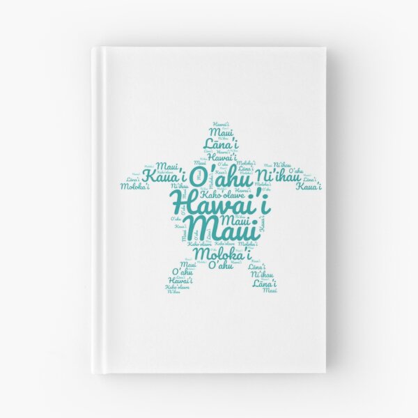 Item preview, Hawaiian Islands Sea Turtle Word Art designed and sold by peachycrossing.