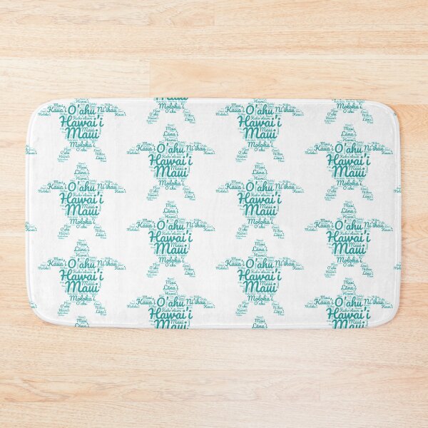 Item preview, Hawaiian Islands Sea Turtle Word Art designed and sold by peachycrossing.