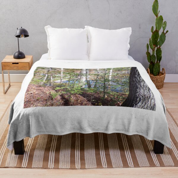 Item preview, Trees on a hill by the lake designed and sold by AlicesArtistry.