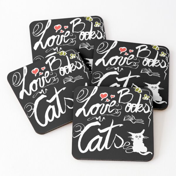 Item preview, Love,  books and  cats designed and sold by manuelunsui.