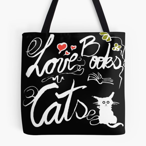 Item preview, Love,  books and  cats designed and sold by manuelunsui.