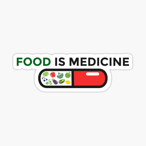 Food Is Medicine Sticker
