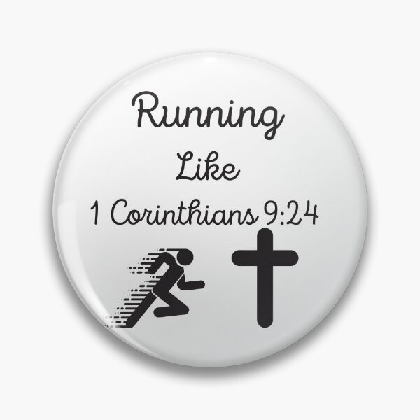 Item preview, Running Like 1 Corinthians 9:24 Black designed and sold by RieHarp.
